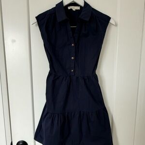 Monteau Navy Mini Dress